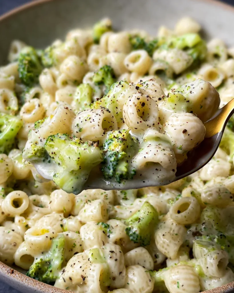 Cheesy and Creamy Broccoli Pasta Recipe