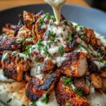 Chicken Shawarma with Creamy Garlic Sauce