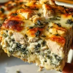 Chicken and Spinach Casserole with Cream Cheese