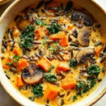 Cozy Autumn Wild Rice Soup