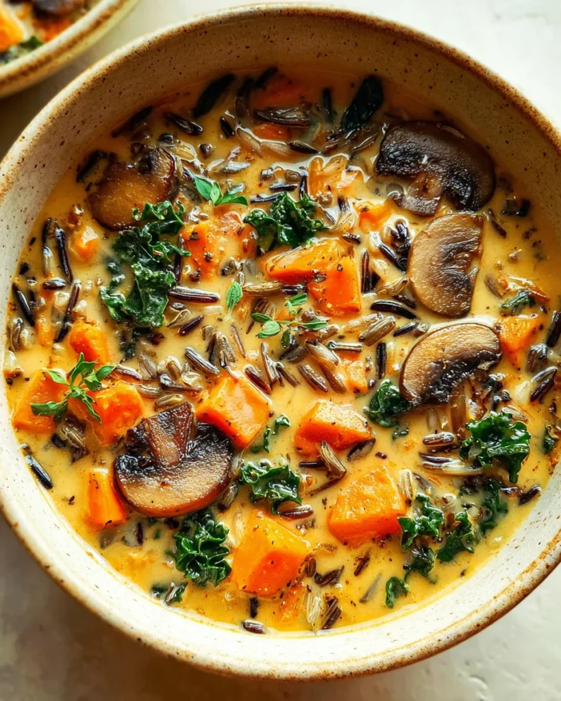 Cozy Autumn Wild Rice Soup