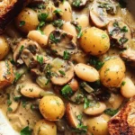 Cozy White Bean Mushroom Stew (Vegan)