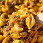 Creamy Beef and Shells