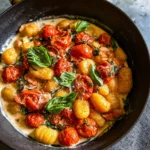 Creamy Roasted Tomato Gnocchi (Vegan & Easy to Make)