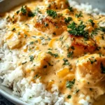 Creamy Smothered Chicken and Rice