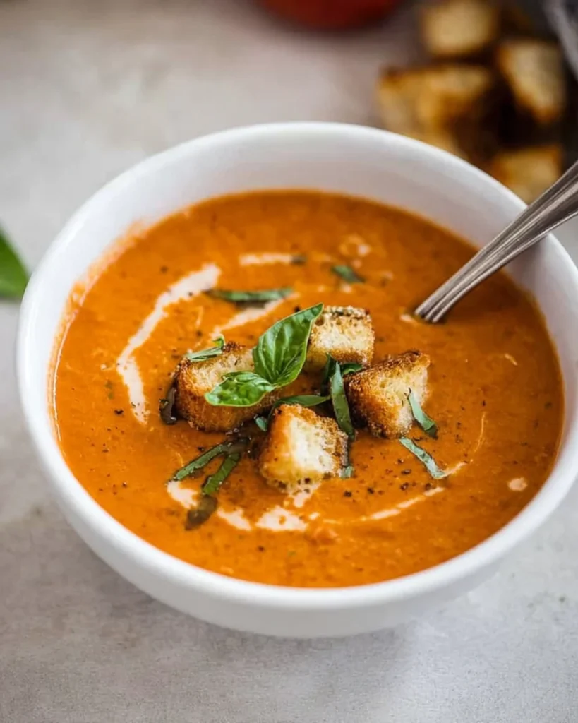 Creamy Tomato Basil Soup