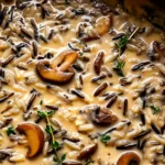 Creamy Wild Rice and Mushroom Soup