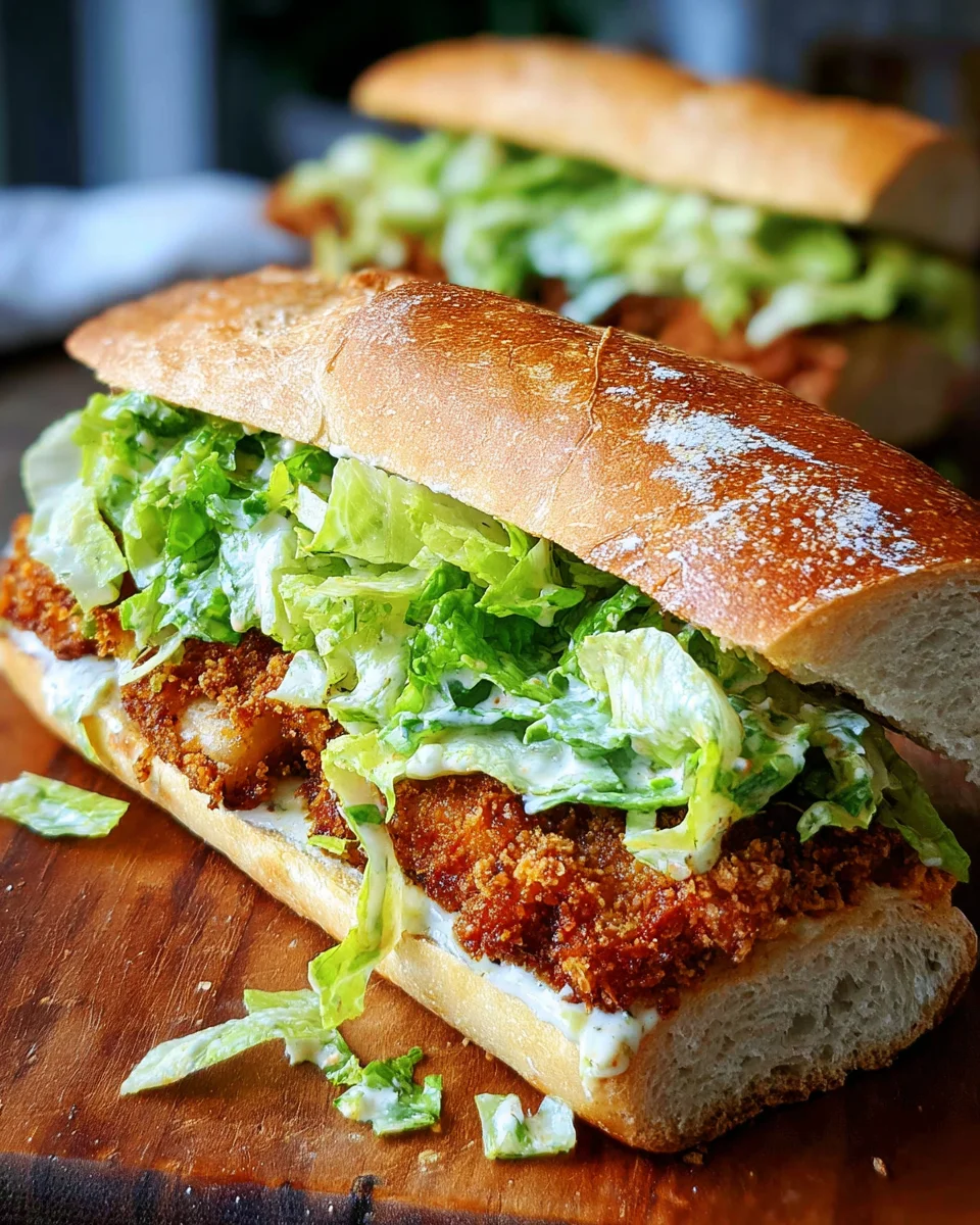 Crispy Chicken Caesar Sandwich