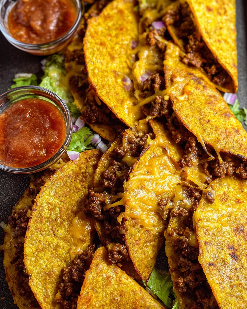 Crispy Ground Beef Tacos