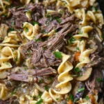 Crock Pot Beef and Noodles