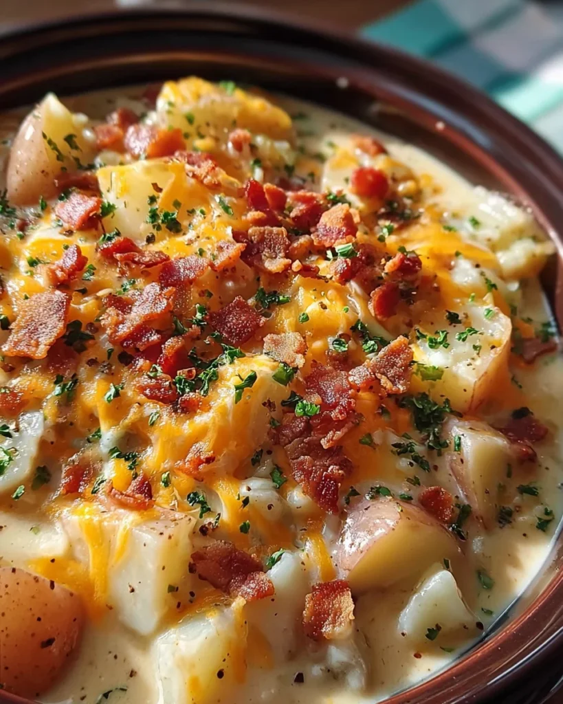 Crock Pot Crack Potato Soup