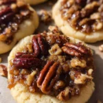 Crumbl pecan pie cookies