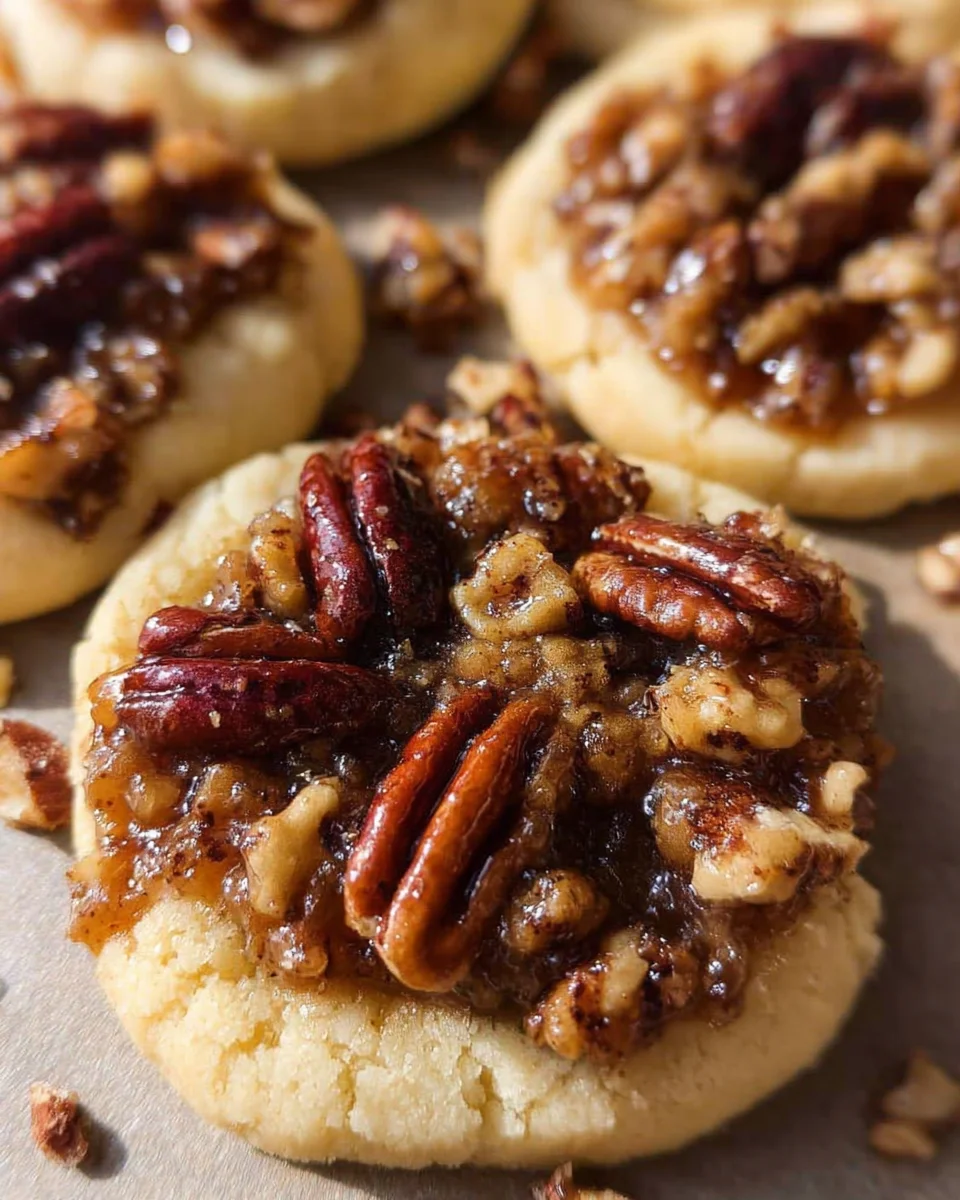 Crumbl pecan pie cookies