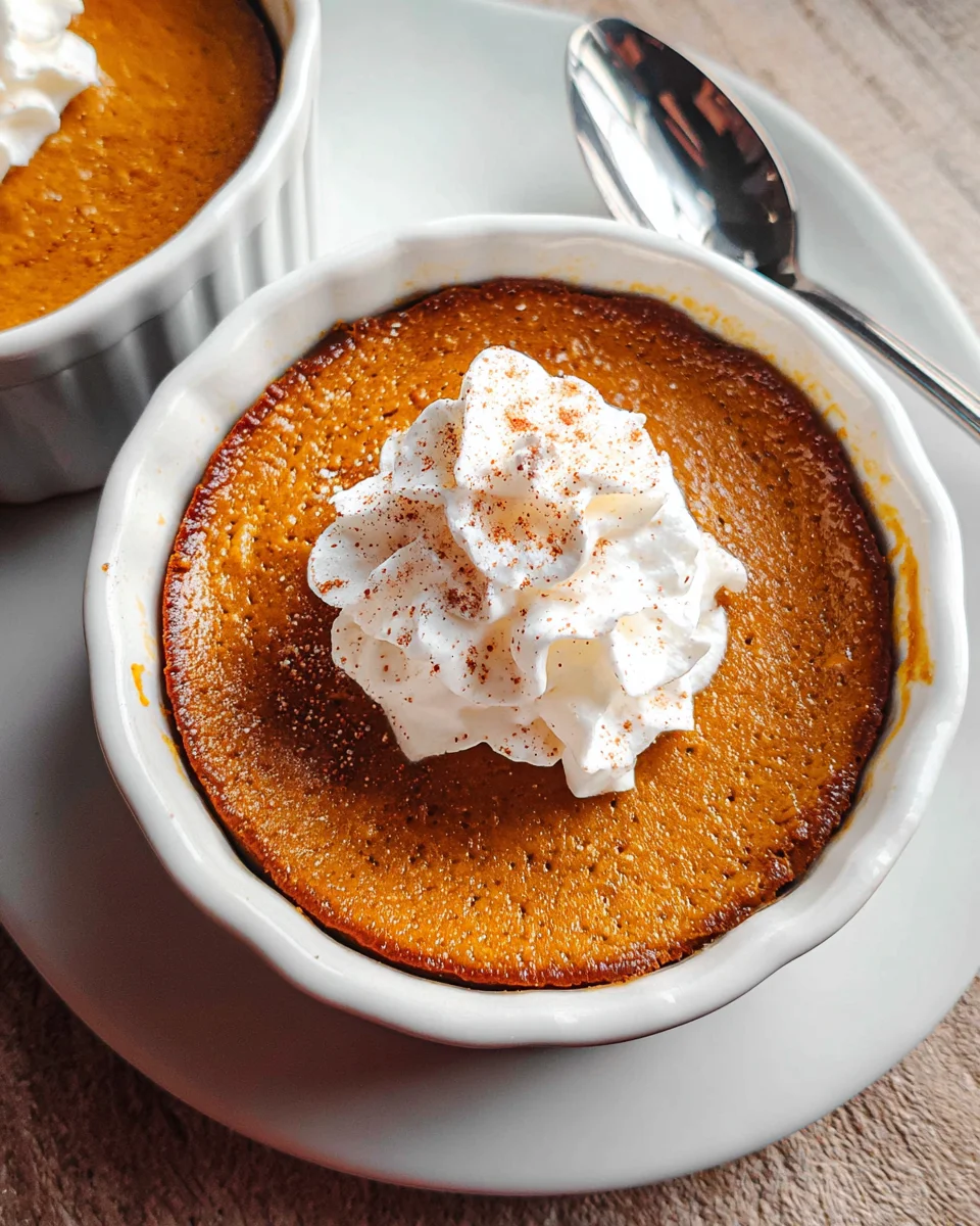 Crustless Pumpkin Pie