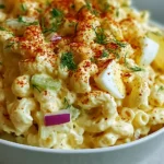 Deviled Egg Macaroni Salad