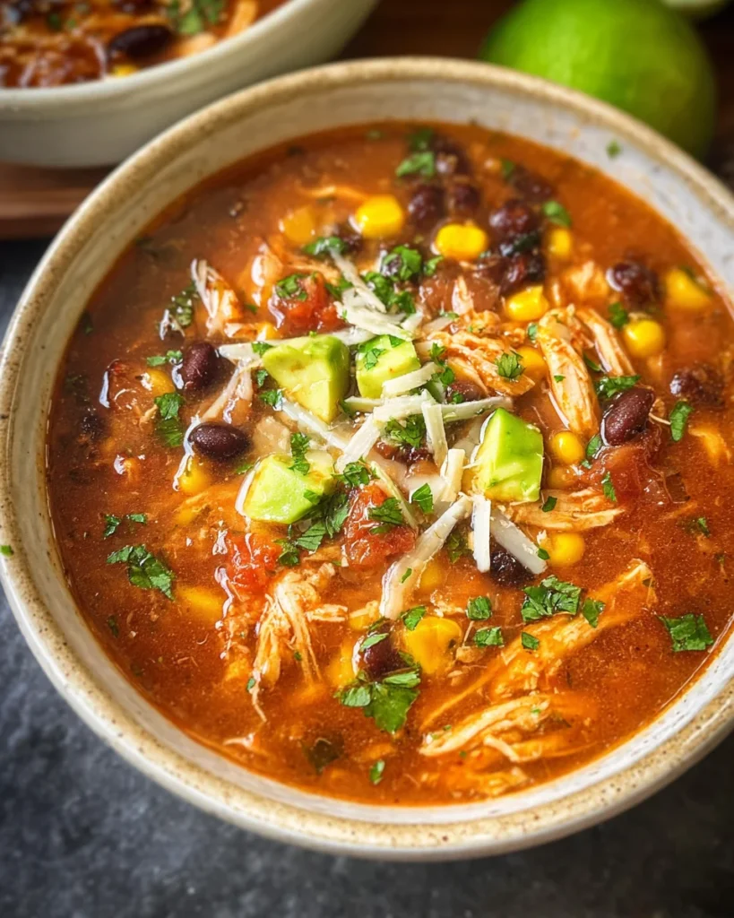 Easy Chicken Taco Soup