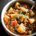 Easy Lentil Potato Soup Recipe