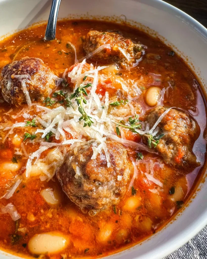 Easy Meatball Soup