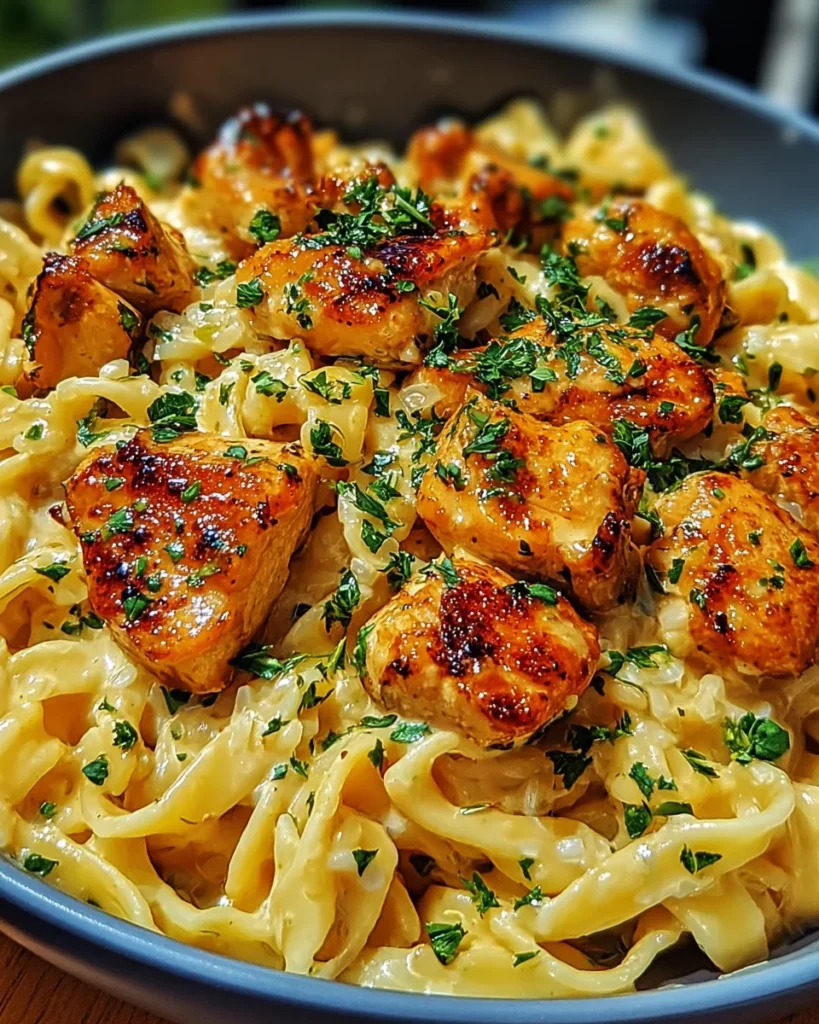 Garlic Butter Chicken Pasta