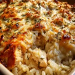 Garlic Butter Chicken and Rice Casserole 30 Minutes Easy Delicious
