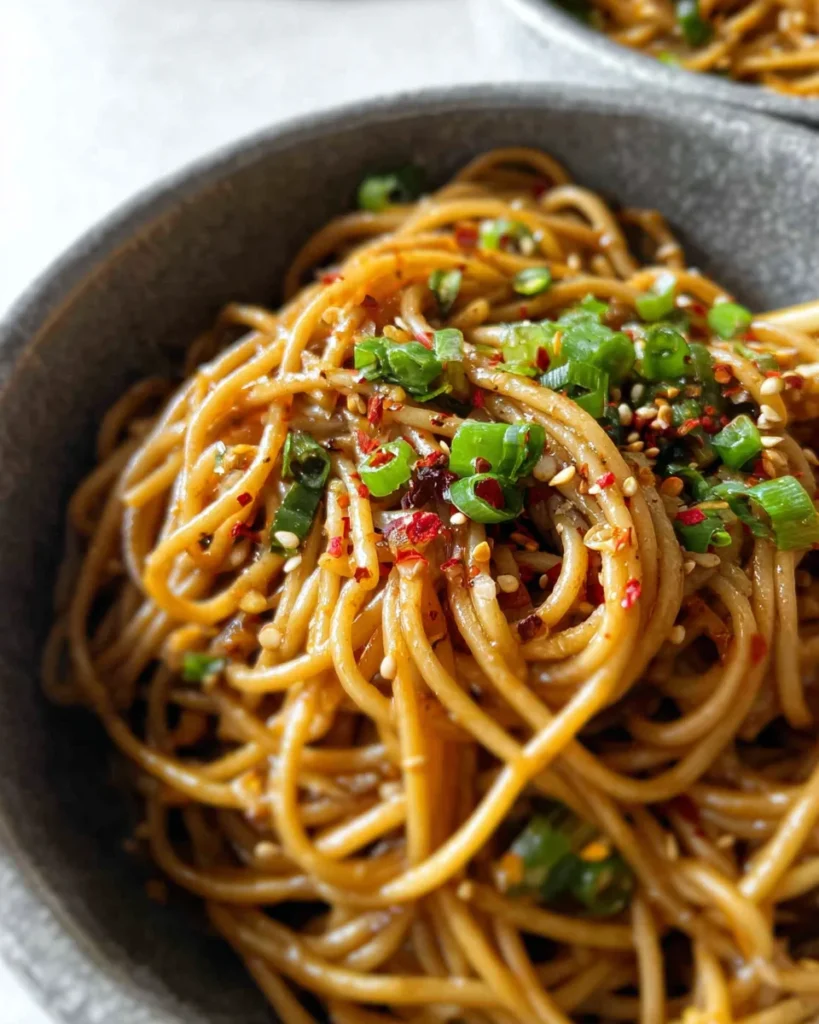 Garlic Sesame Noodles