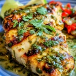 Grilled Salsa Verde Pepper Jack Chicken
