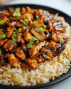 Honey BBQ Chicken Rice