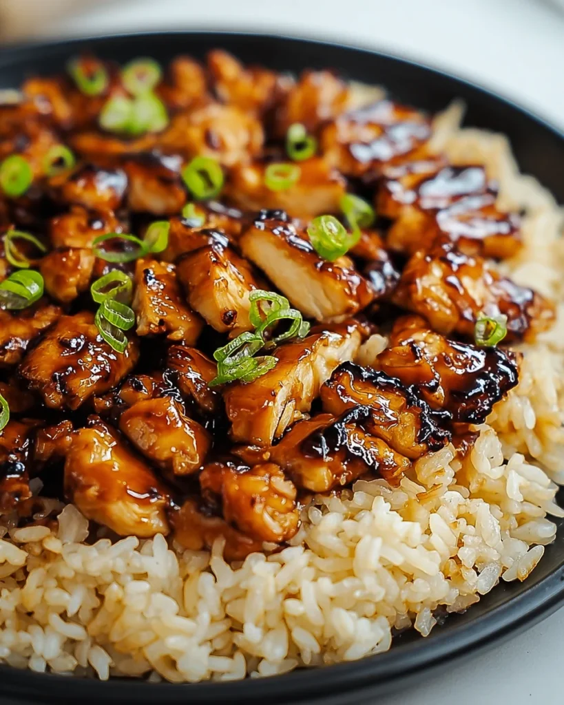 Honey BBQ Chicken Rice