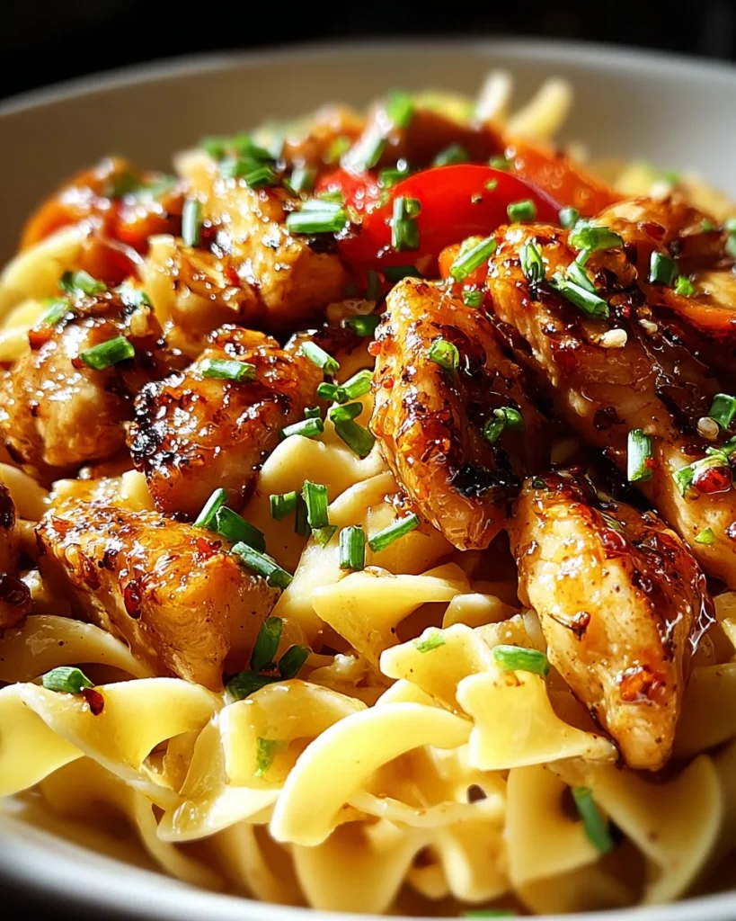 Honey Pepper Chicken Pasta