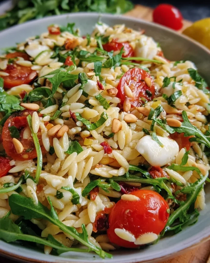Italienisches Orzo Salat Rezept - einfach lecker!
