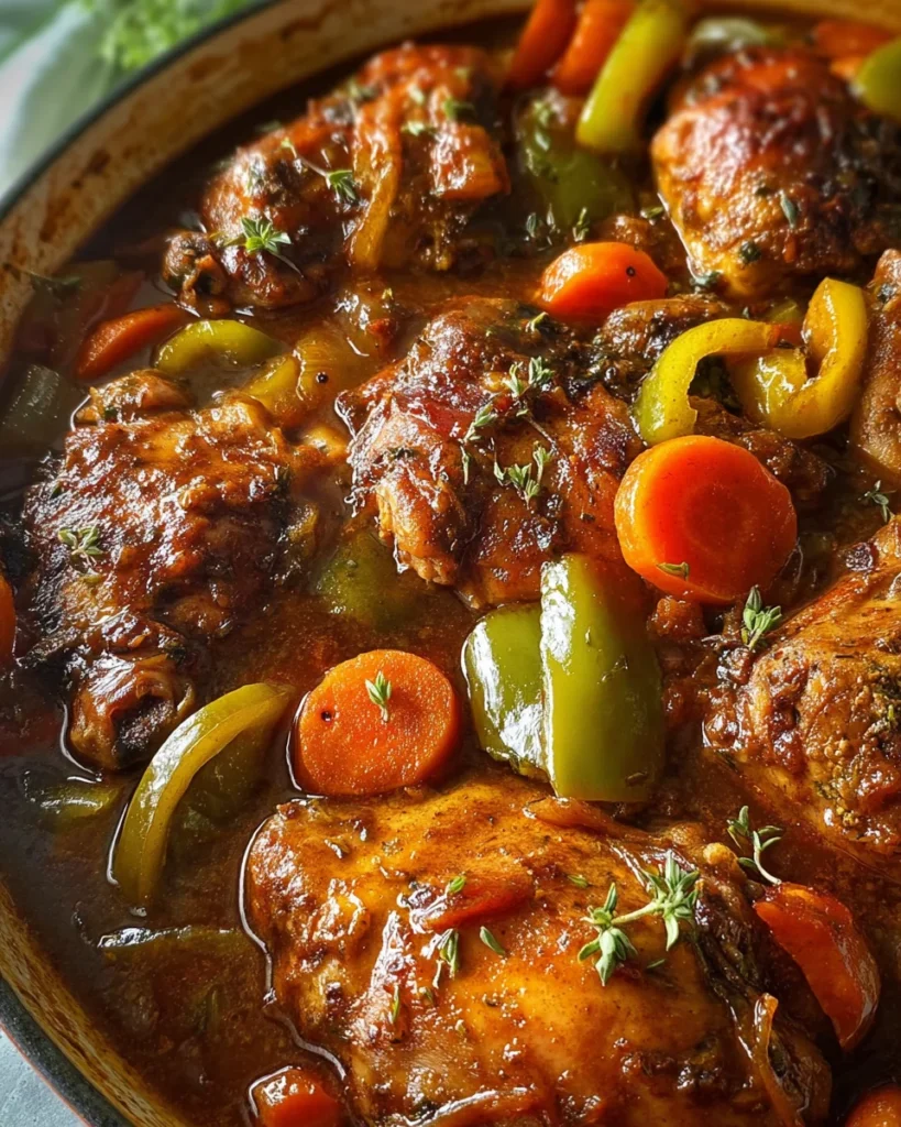 Jamaican Brown Stew Chicken