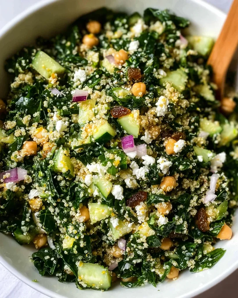Kale Quinoa Salad - With Lemon Dressing