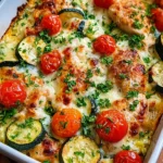 Mediterranean Chicken Zucchini Bake – Healthy, Flavorful & Easy!
