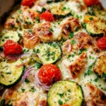 Mediterranean Chicken Zucchini Bake – Healthy, Flavorful & Easy!