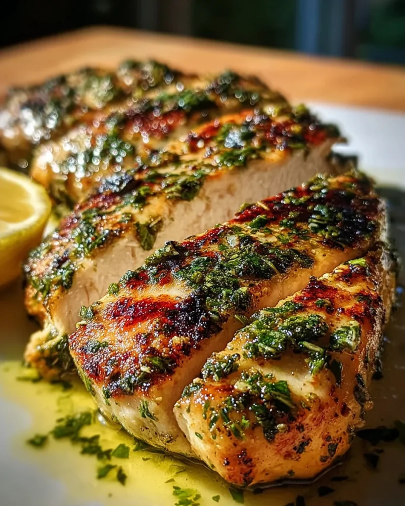 Mediterranean Herb Crusted Grilled Chicken