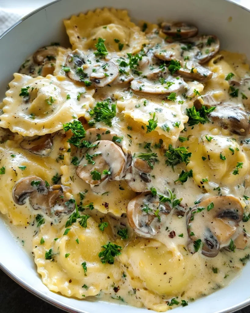 Mushroom Ravioli Sauce