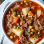 My Mom's Old-Fashioned Vegetable Beef Soup