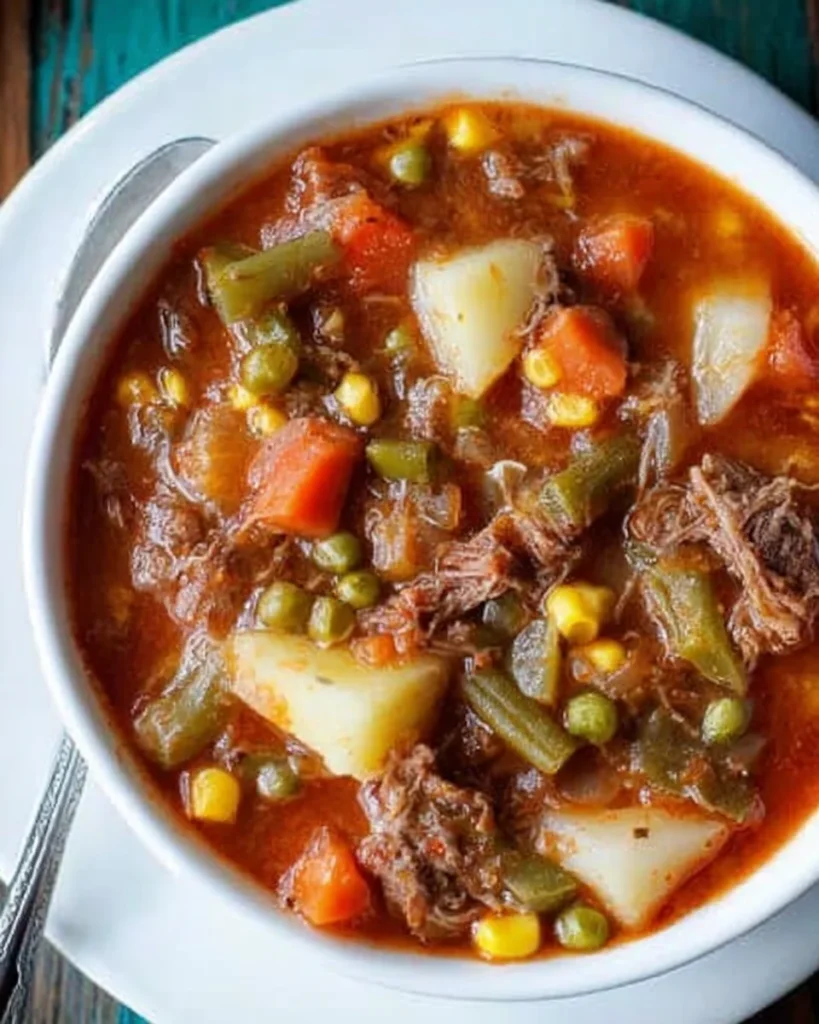 My Mom's Old-Fashioned Vegetable Beef Soup