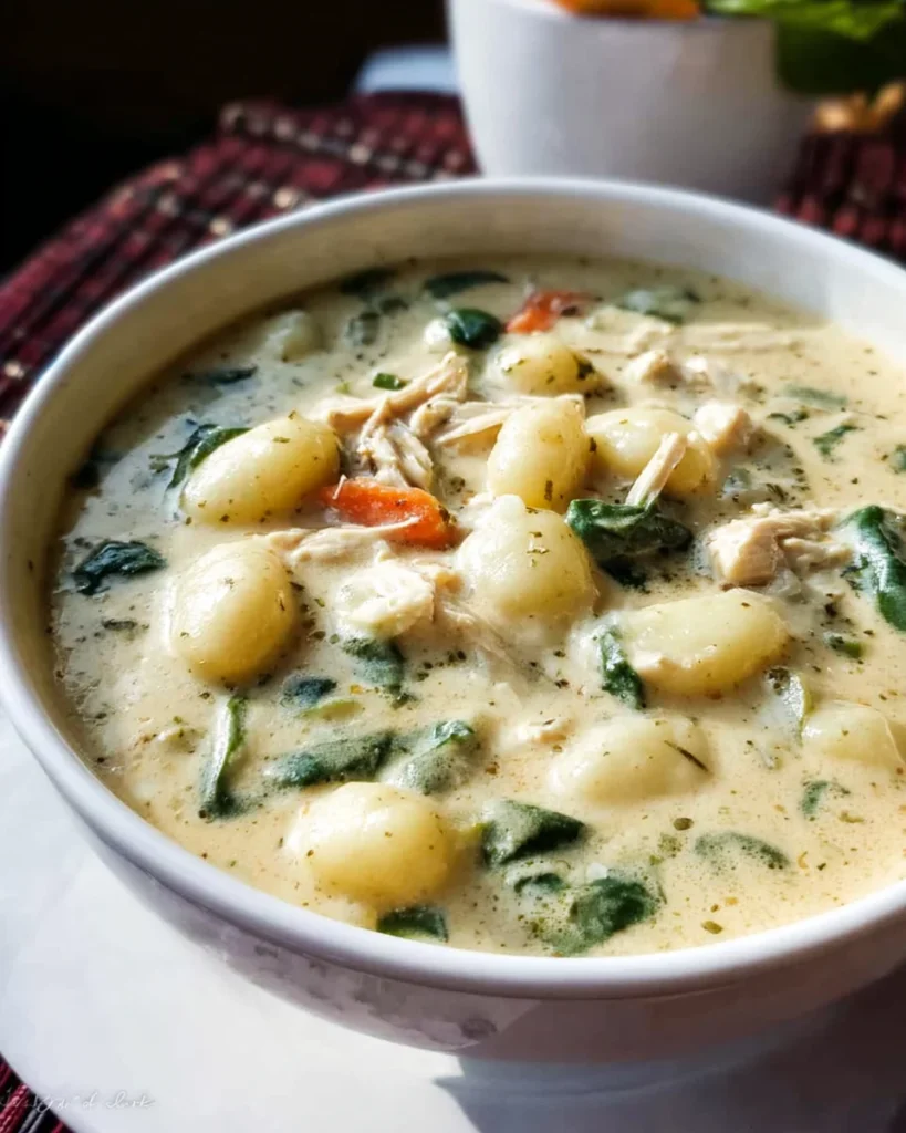 Olive Garden Chicken Gnocchi Soup