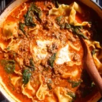 One Pot Lasagna Soup