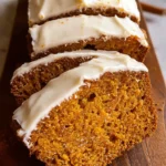 Pumpkin Bread with Cream Cheese Frosting Recipe