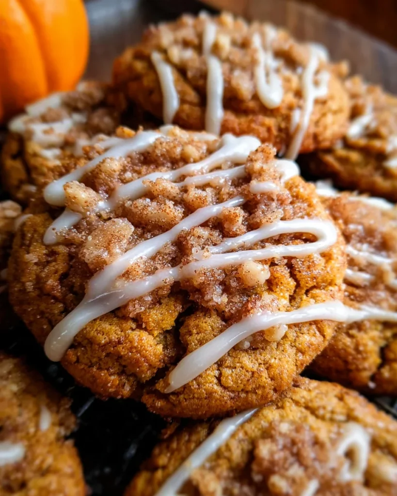 Pumpkin Coffee Cake Cookies