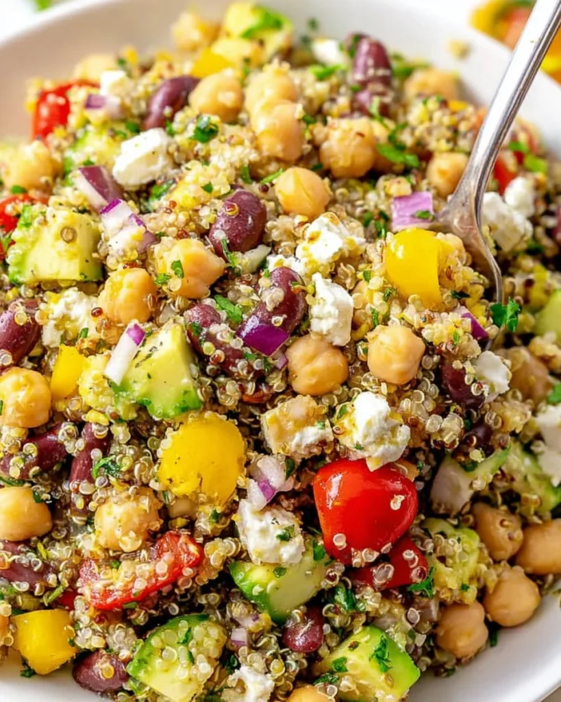 Quinoa Chickpea Salad