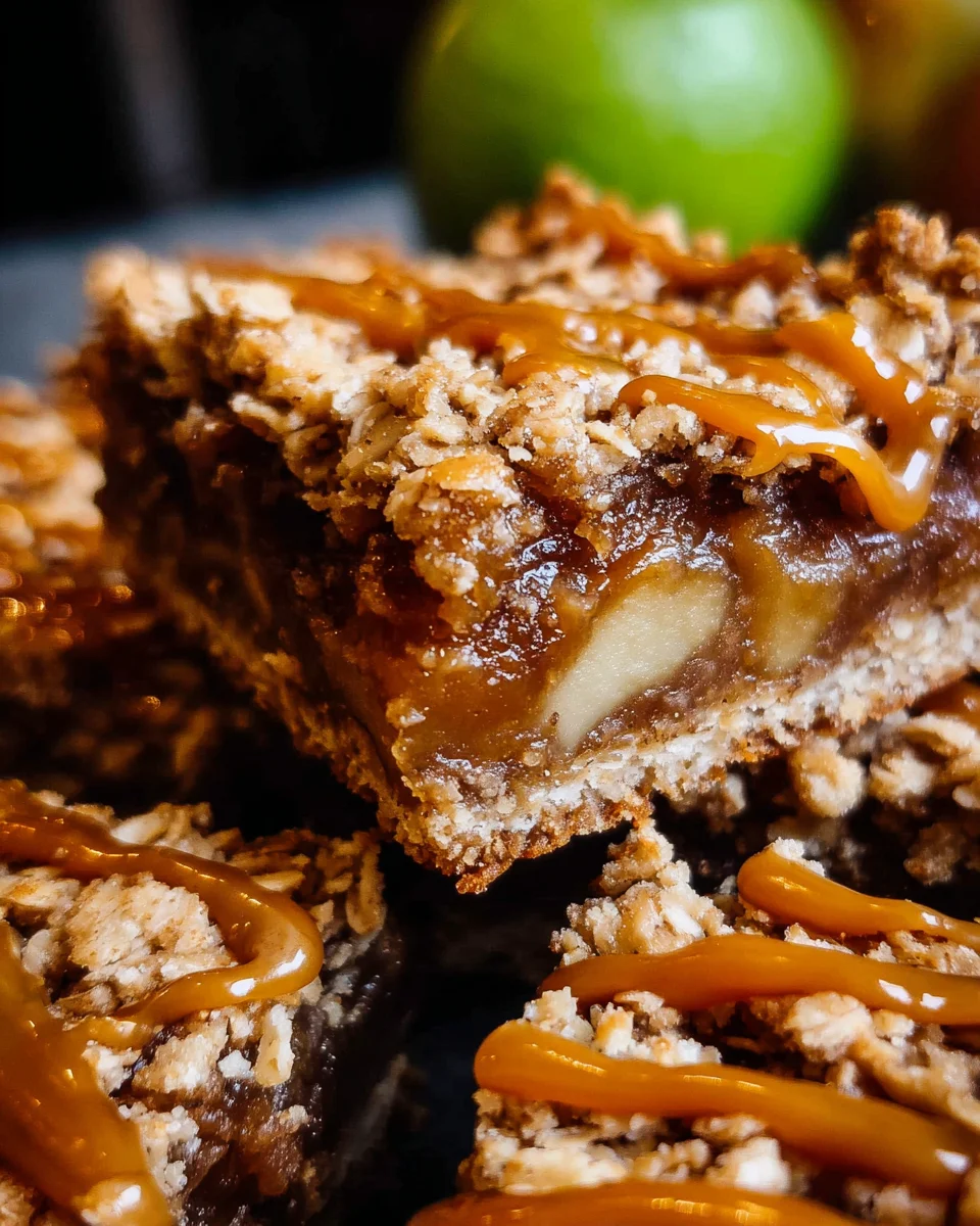 Salted Caramel Apple Pie Bars