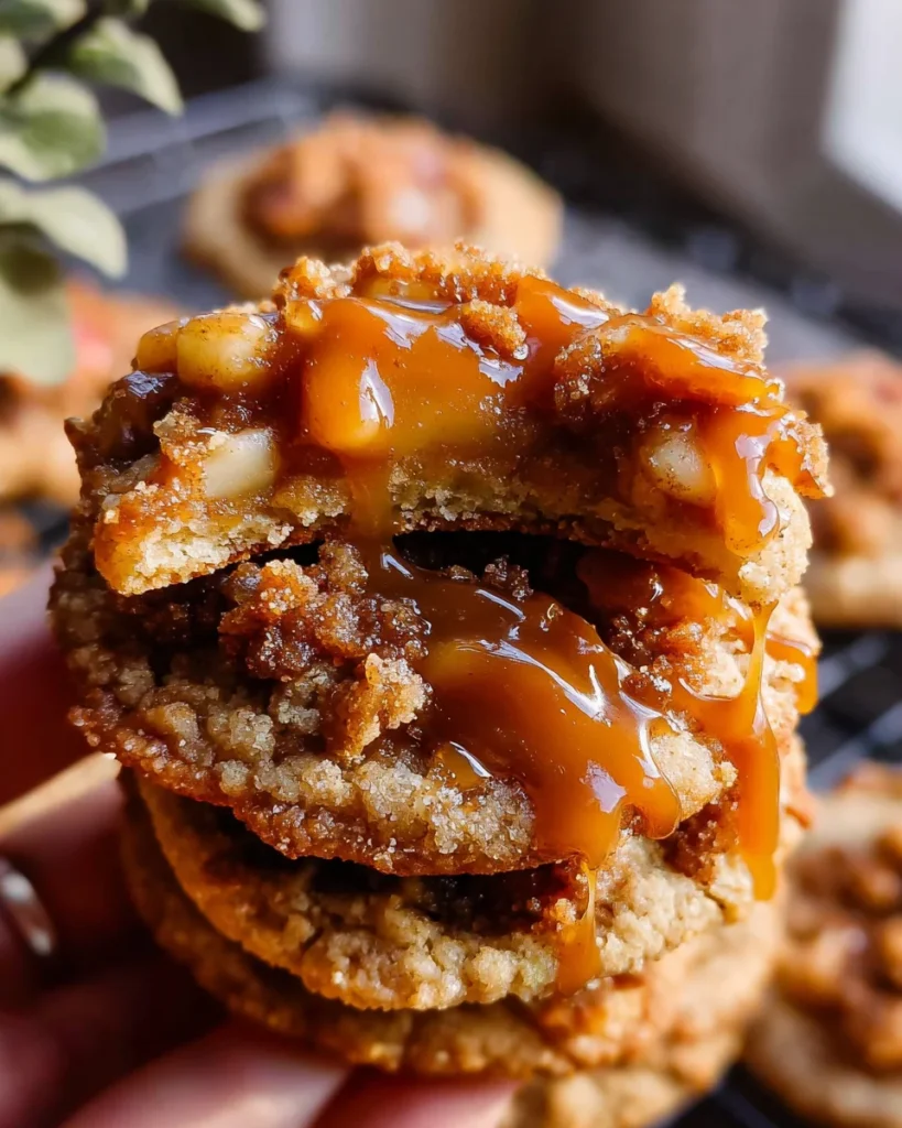 Salted Caramel Apple Pie Cookies