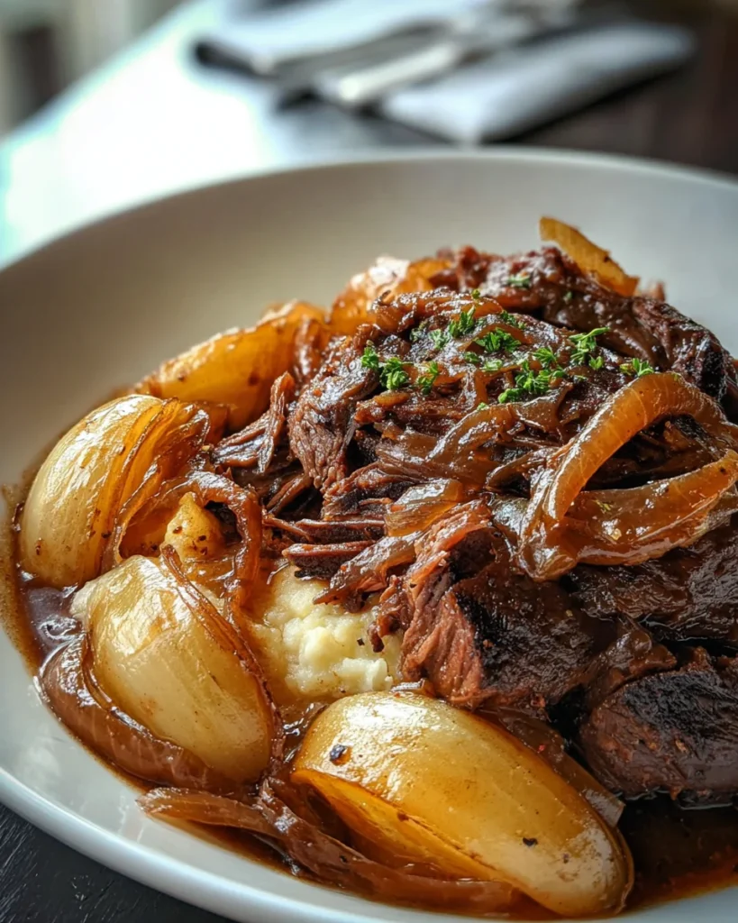 Savory French Onion Pot Roast Recipe for Comfort Food Lovers