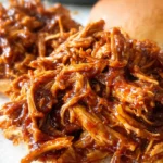 Shredded BBQ Chicken (Crock Pot Recipe)