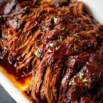 Slow Cooker BBQ Beef Brisket