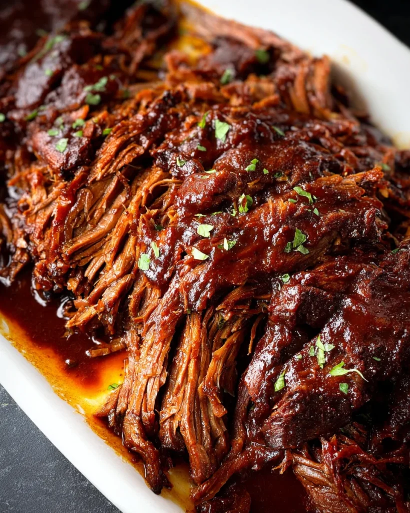 Slow Cooker BBQ Beef Brisket