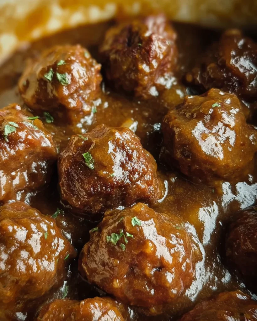 Slow Cooker Salisbury Steak Meatballs: Family-Friendly Comfort